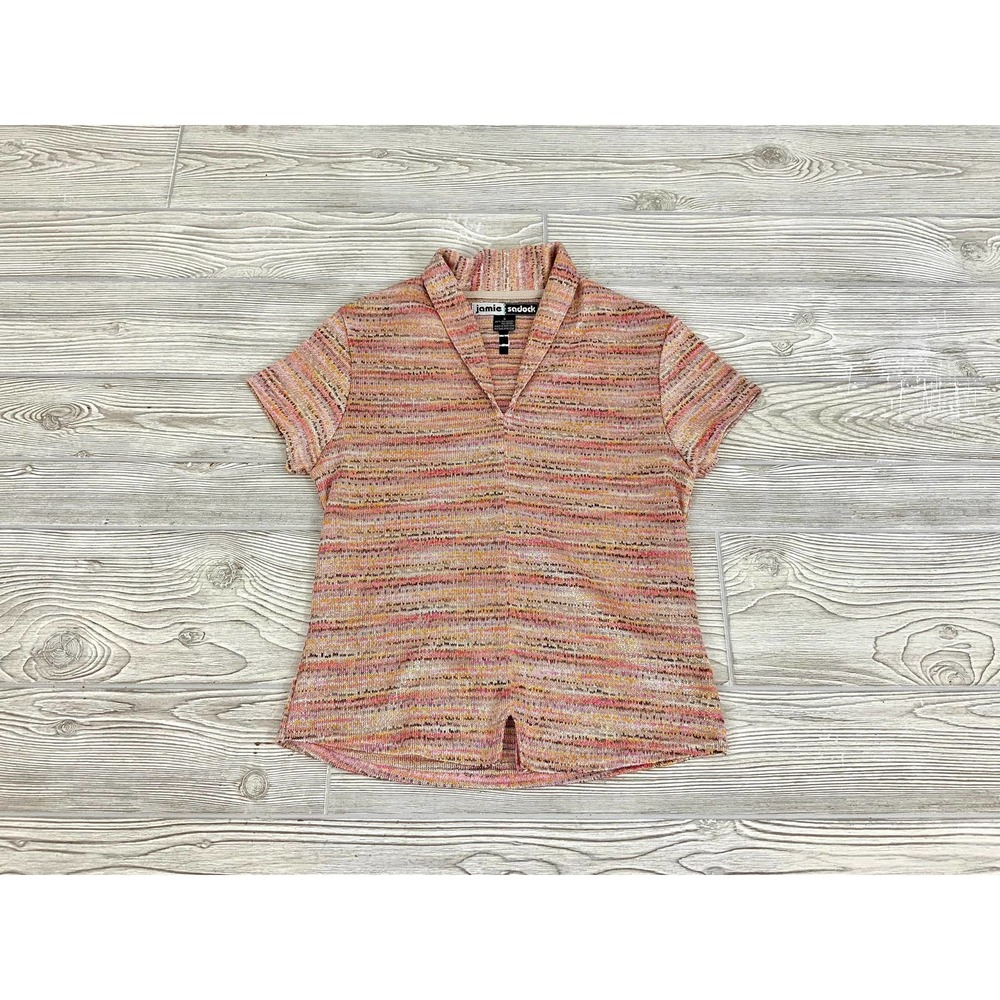 Vintage Jamie Sadock Pink Polo Shirt/Blouse
